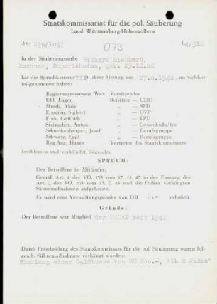 Liebhart, Richard