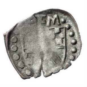 Fundmünze, Pfennig (einseitig), Pfennig (Schüsselpfennig), 1588 - 1595