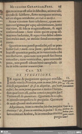 Cap. XI. De Purgatione