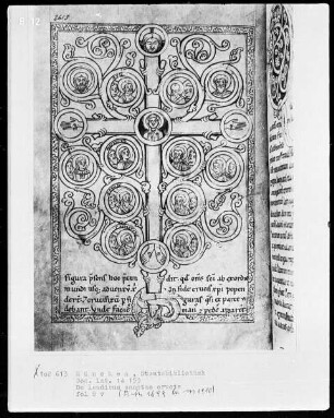 Dialogus de laudibus sanctae crucis — Das Kreuz des Alten Testaments, Folio 8verso