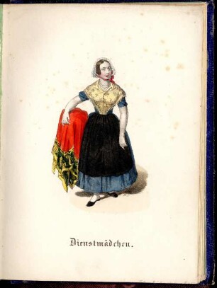 Dienstmädchen.