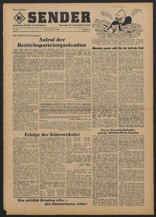 Betriebszeitung 'WF-Sender', Nr.35/1955 (14. September 1955)