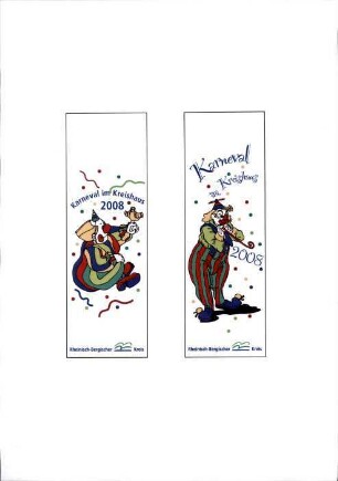 Entwurf eines Kölschglases "Karneval im Kreishaus 2008"