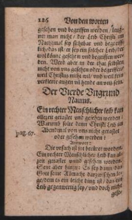 Der Vierde Ungrund Naums.
