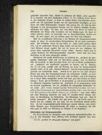 Arbeitsschule und Religionsunterricht