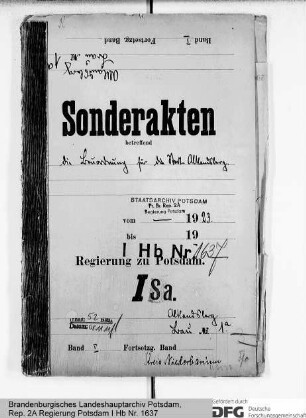 Bauordnung für die Stadt Altlandsberg