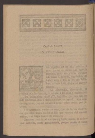 Capítulo LXXVI - El triunfador