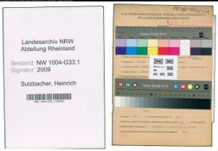 Entnazifizierung Heinrich Sulzbacher , geb. 03.05.1914 (Lehrer)