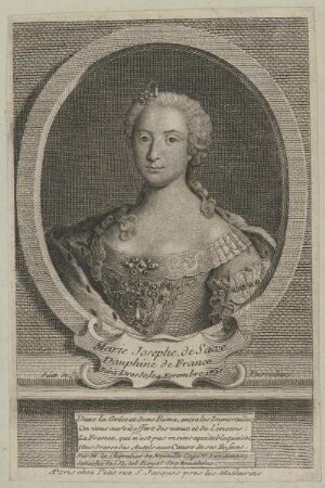 Bildnis der Marie Josephe de Saxe, Dauphine de France