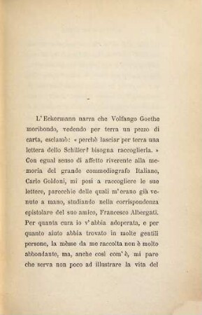 Lettere di Carlo Goldoni