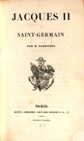 Jacques II. à Saint-Germain, 1