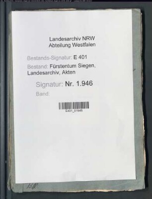 Renteirechnung des Amtes Siegen (zusammengestellt durch den Rentmeister Chun Schwartz)