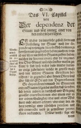 Das VI. Capitel. - Das XIII. Capittel.
