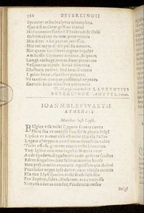 Joann. Bleuwartii Athensis.