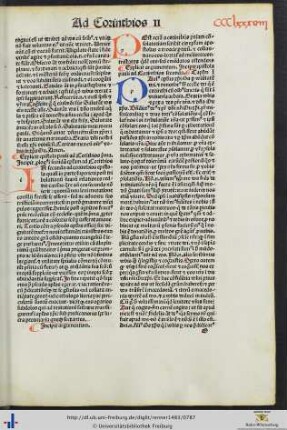 Prologus in secundam epistolam ad Corinthios