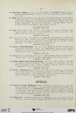 Africa (Nr. 593-634)