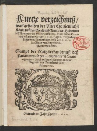 Wappen <Heinrich IV. Frankreich>
