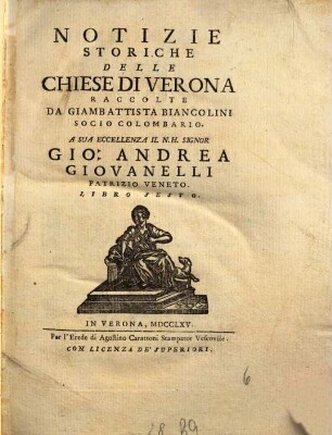 Notizie Storiche Delle Chiese Di Verona, 6