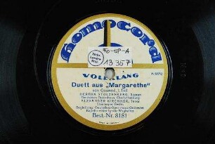 Duett aus "Margarethe" : I. Teil / Gounod