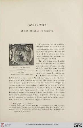 3. Pér. 38.1907: Conrad Witz et son retable de Genève