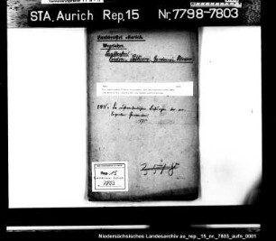 Die außerordentlichen Leistungen der anliegenden Gemeinden zum Ausbau der Landstraße von Emden nach Oldersum