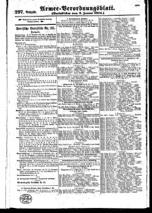 297.Ausgabe. Samstag, 2. Januar 1915