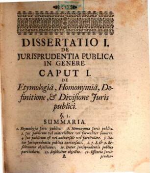 Iurisprudentia publica Romano-Germanica : cuius principia propria et in specie Auream Bullam, recessus imperii et capitulationem Caesarem