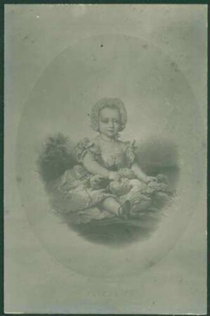 Erbgroßherzog Friedrich als Kleinkind.