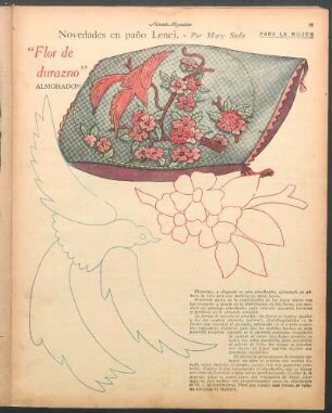 "Flor de durazno" : Novedades en paño Lenci
