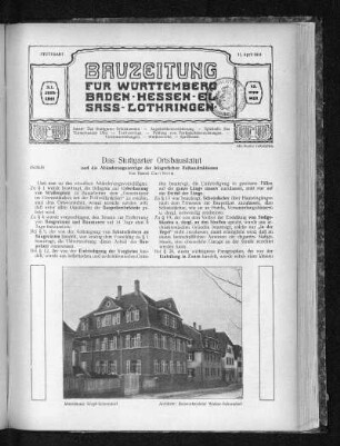Elfter Jahrgang. No. 15.