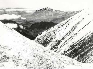 Blick auf die Allgäuer Berge mit dem Grünten