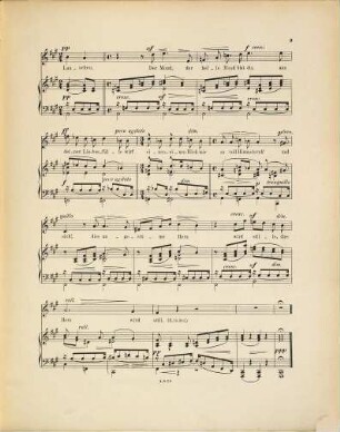 Lieder für eine Singstimme mit Clavierbegleitung : op. 2