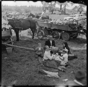 Pusztabauern (Originaltitel des Fotografen). SW-Foto, Ungarn 1968 © Kurt Schwarz.