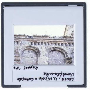 Lecce, Santi Niccolò e Cataldo : Detailansicht Nordfassade