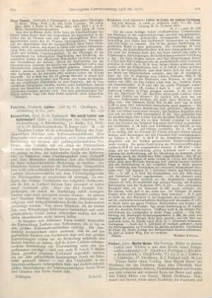 210-211 [Rezension] Ficker, Johs., Martin Bucer