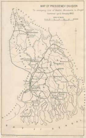 Map of Presidency Division