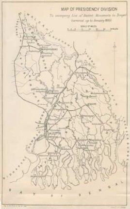 Map of Presidency Division