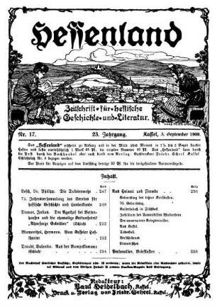 Nr. 17, 3. September 1909