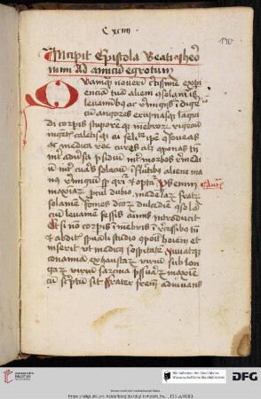 Maximus Taurinensis, Epistola ad amicum aegrotum