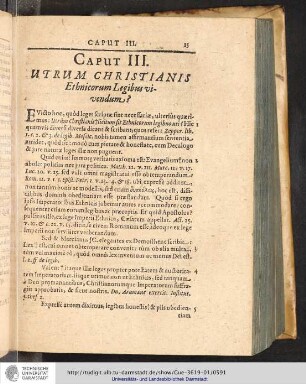 Pars Secunda. Caput III.