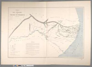 Esboço Da Carta Corographica Da Provincia De Pernambuco