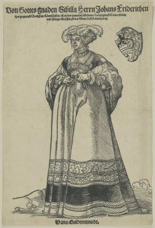 Bildnis der Kurfürstin Sibylle von Sachsen