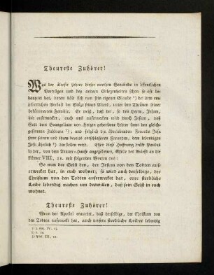 3-12, Theureste Zuhörer! Was der älteste Lehrer ...