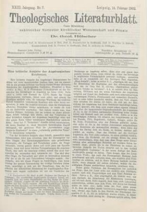 73-78 Eine kritische Ausgabe der Augsburgischen Konfession