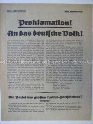 Programmatische Schrift der Kultur-Fortschritts-Partei