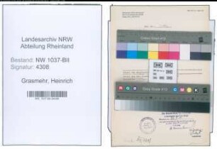 Entnazifizierung Heinrich Grasmehr , geb. 10.12.1905 (Polizeibeamter)