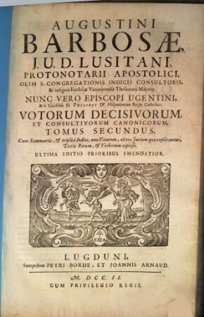 Augustini Barbosae praxis methodica exigendi pensiones, adversus calumniantes, et differentes eas solvere, T. 2