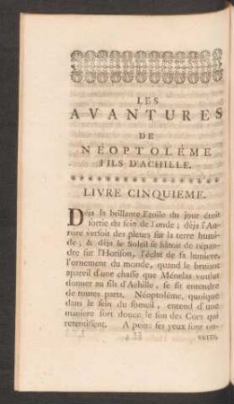 Livre Cinquieme.