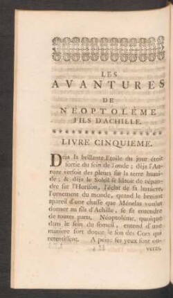 Livre Cinquieme.
