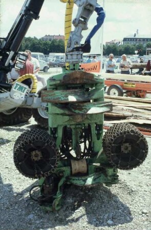 Fotografie: Forsttechnik, Erntemaschine, Erntetechnik, Ernteverfahren